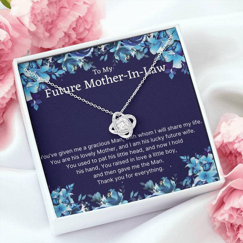 To My Future Mother-In-Law - Love Knot Necklace - From Future Daughter-In-Law