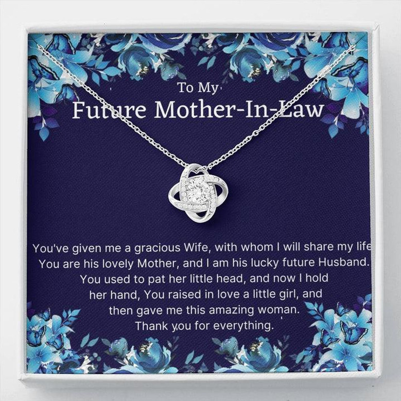 To My Future Mother-In-Law - Love Knot Necklace - From Future Son-In-Law
