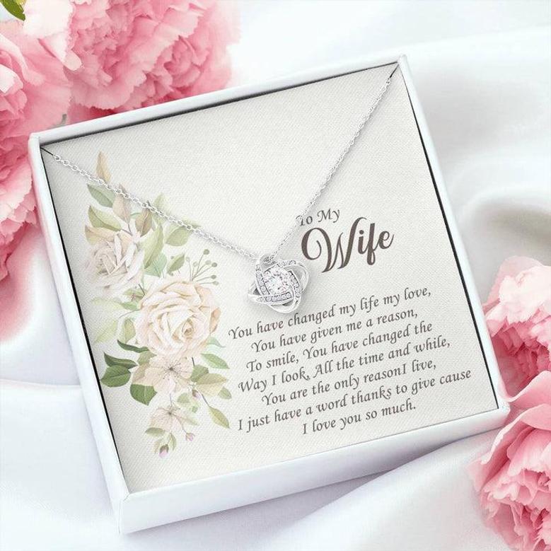 You're The Only Reason | Personalized Gift💓 Love Knot Necklace