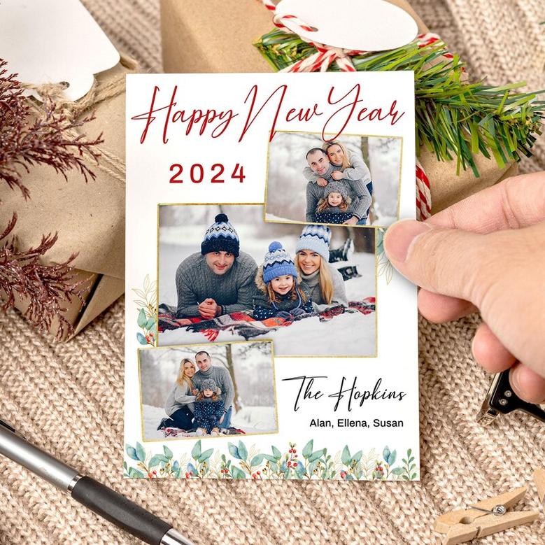 Custom Photo Card, Family Holiday Card, Xmas Card Photo, Christmas Cards