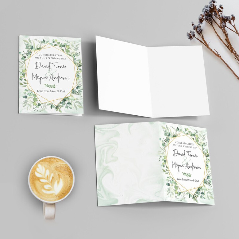 Custom Wedding Congratulations Greeting Card, Personalized Wedding Card Custom Wedding Congratulations Greeting Card, Personalized Wedding Card