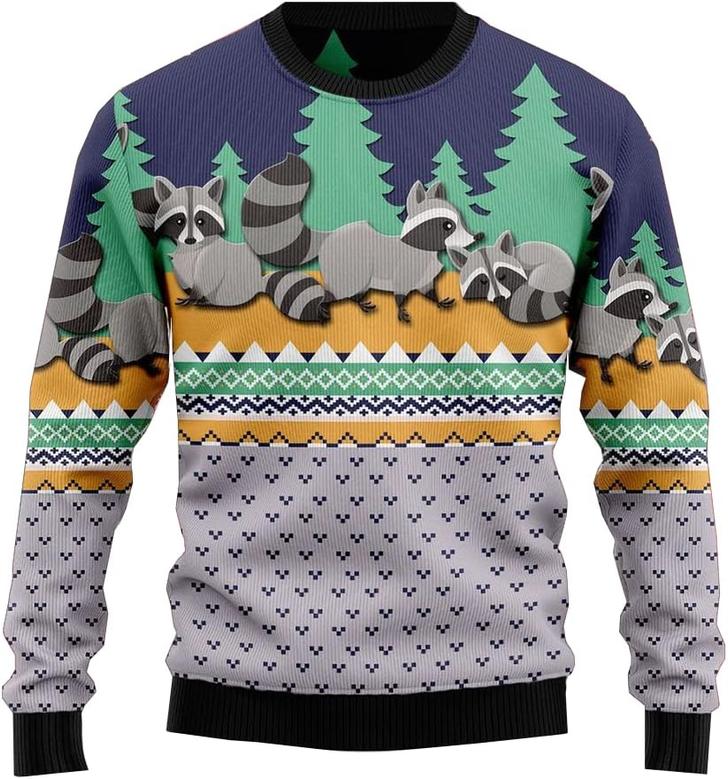 Racoon Christmas , 16 Ugly Christmas Sweaters for Women