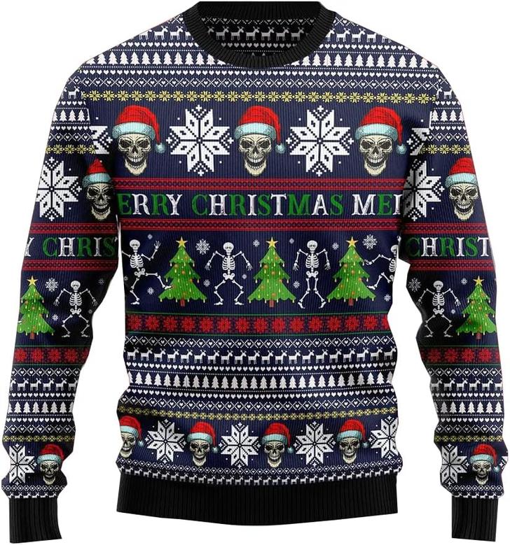 Skull Christmas, 17 Ugly Christmas Sweaters for Women