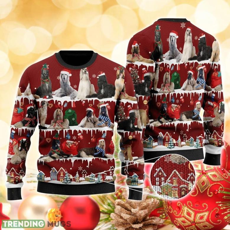 Afghan Hound Sweater Ugly Christmas Sweater For Men Women