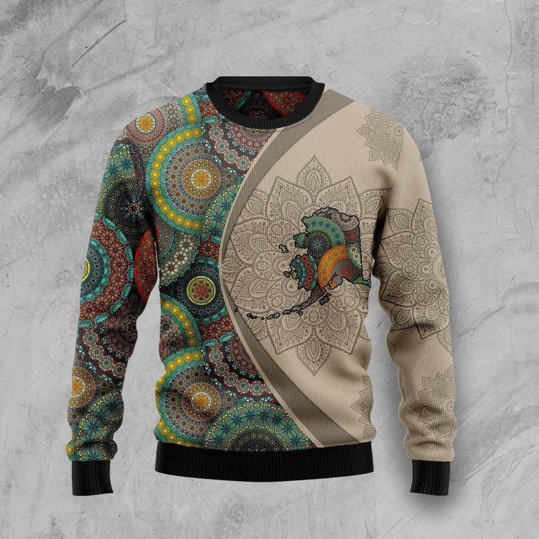 Alaska Mandala Ugly Christmas Sweater