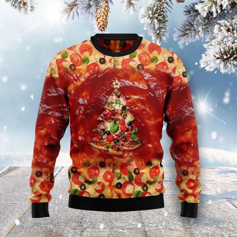 All I Want For Christmas Is Pizza Ugly Christmas Sweater