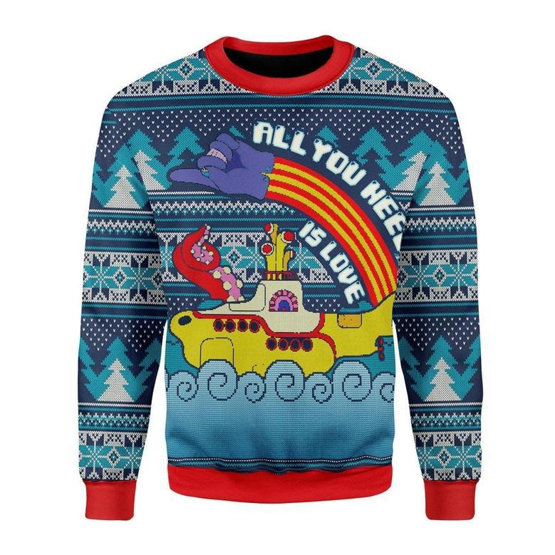 All You Need Is Love Christmas Sweater