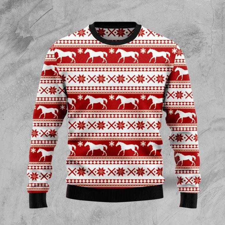 Amazing Horse Ugly Christmas Sweater, Jumper, Christmas apparel