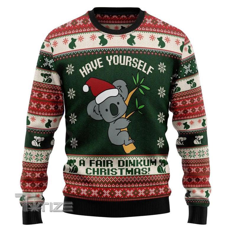 Australian Fair Dinkum Christmas Ugly Christmas Sweater