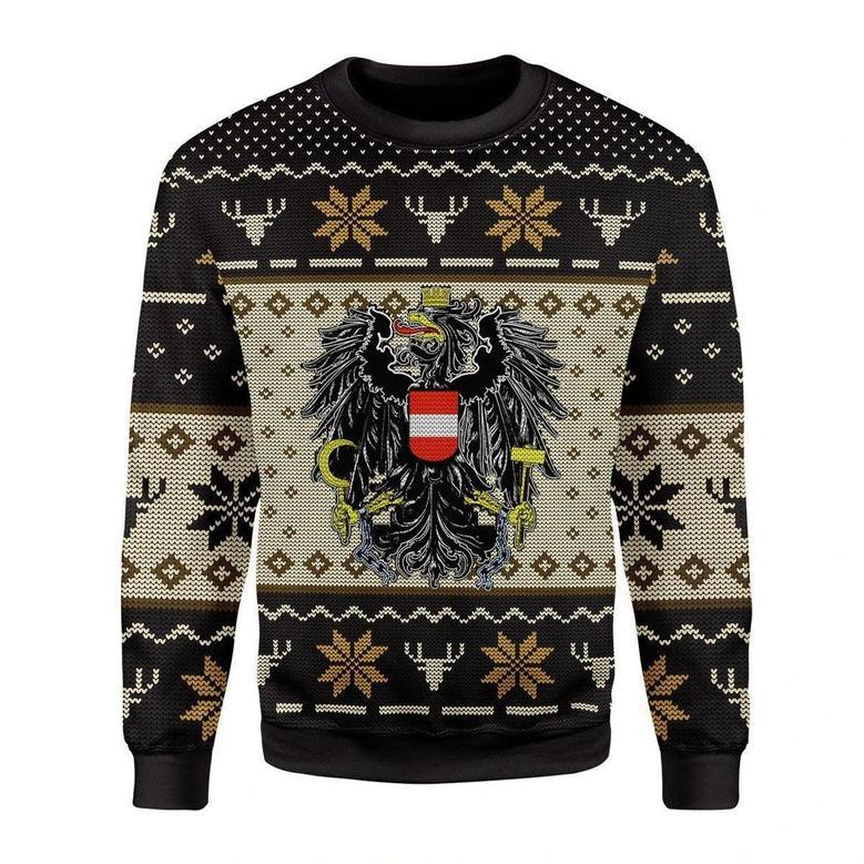 Austria Coat of Arms Ugly Christmas Sweater