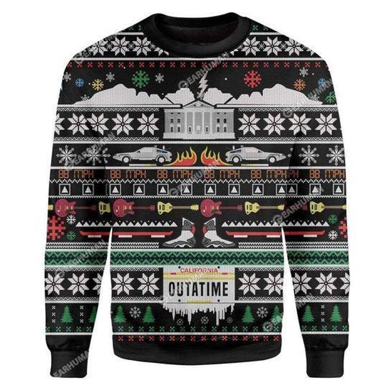 Back To The Future Ugly Christmas Sweater