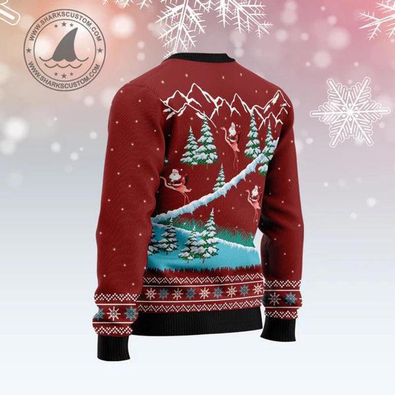 Beautiful Flamingo Ugly Christmas Sweater