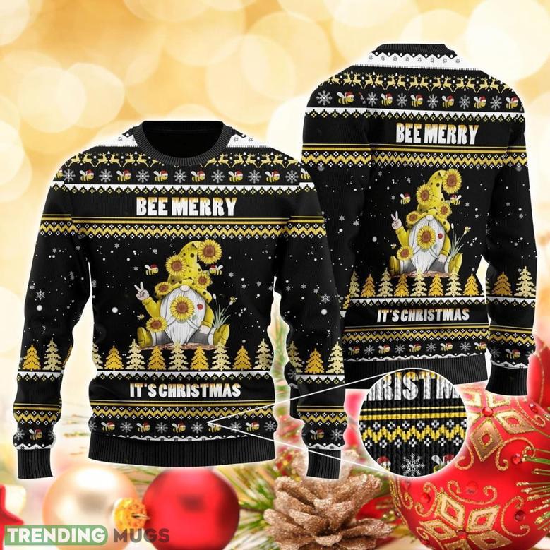 Bee Merry It’s Christmas Sweater Ugly Christmas Sweater For Men Women