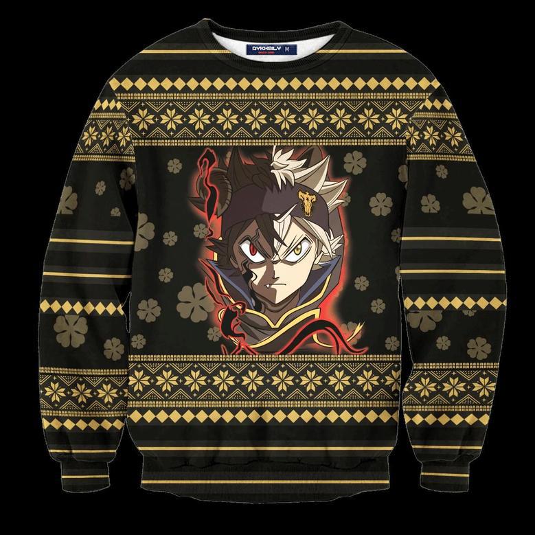 Black Clover Ugly Christmas Sweater