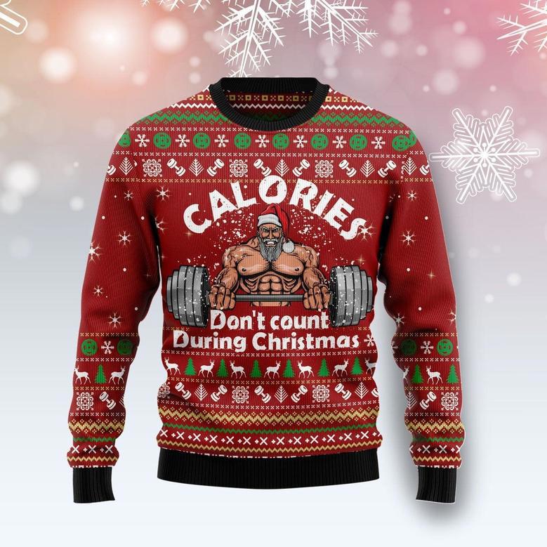 Calories Dont Count Ugly Christmas Sweater