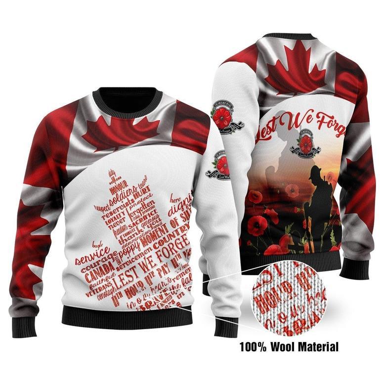 Canadian Veterans Ugly Christmas Sweater