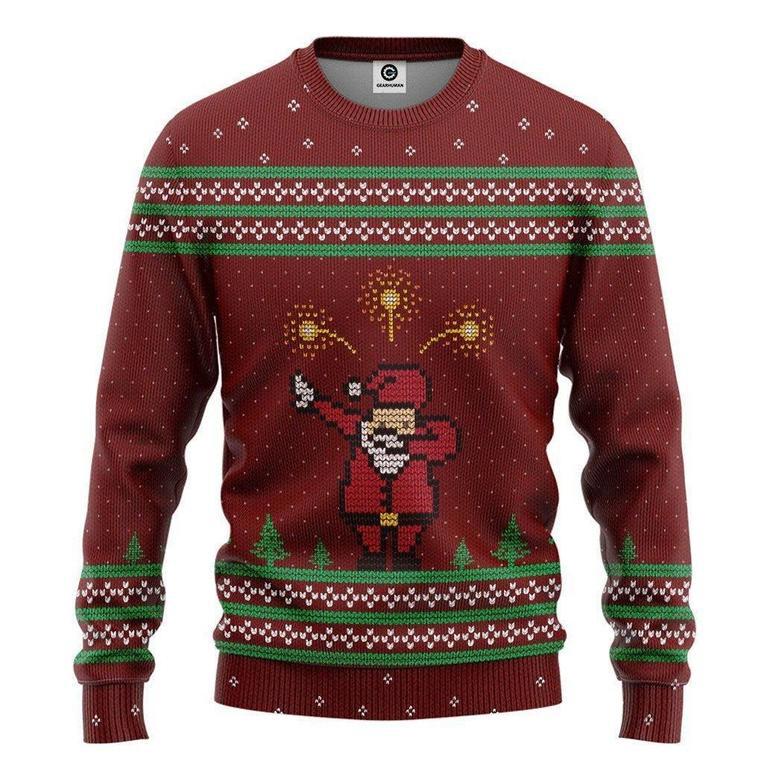 Casespring Santa Dab Ugly Christmas Sweater