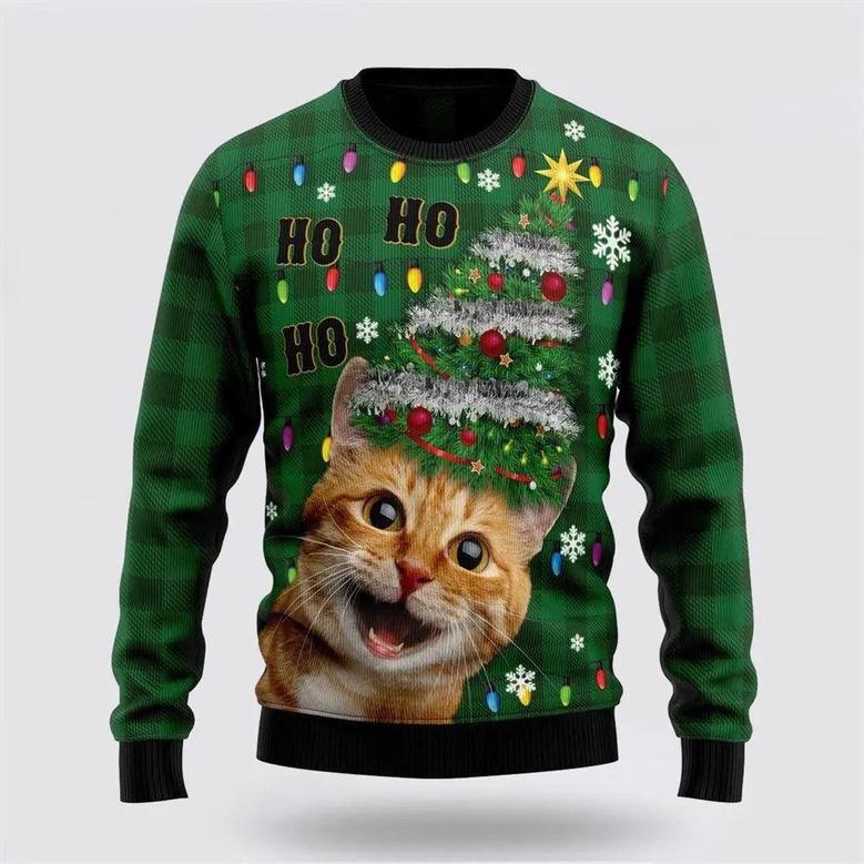 Cat Christmas Tree Ugly Christmas Sweater Ulgy Christmas Sweater