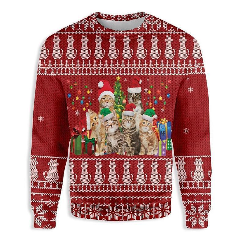 Cat Lovers Christmas Ugly Christmas Sweater