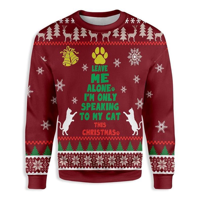 Cat The Christmas Tree Ugly Christmas Sweater