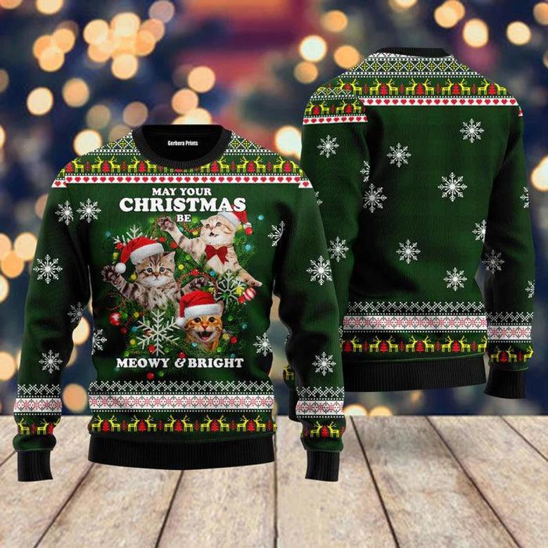 Cat Ugly Christmas Sweater For Men & Women