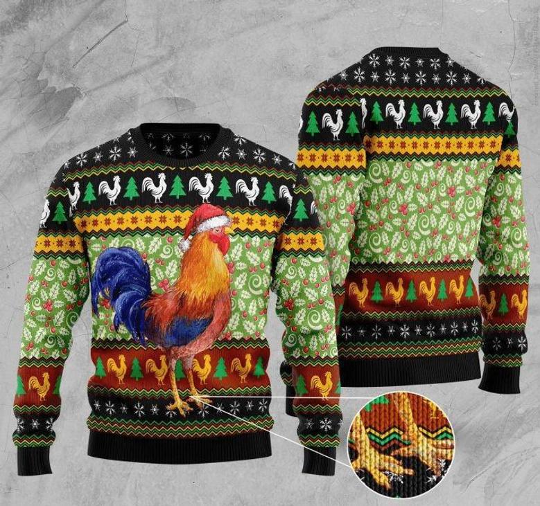 Chicken Ugly Christmas Sweater