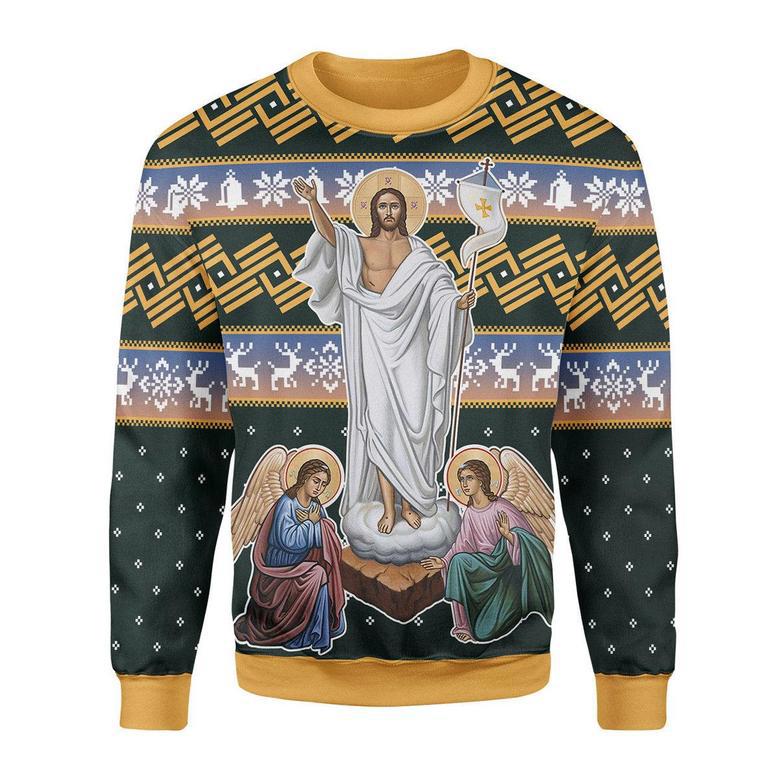 Christ Victorious Resurrection Christmas Sweater