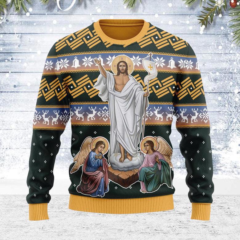 Christ Victorious Resurrection Christmas Sweater