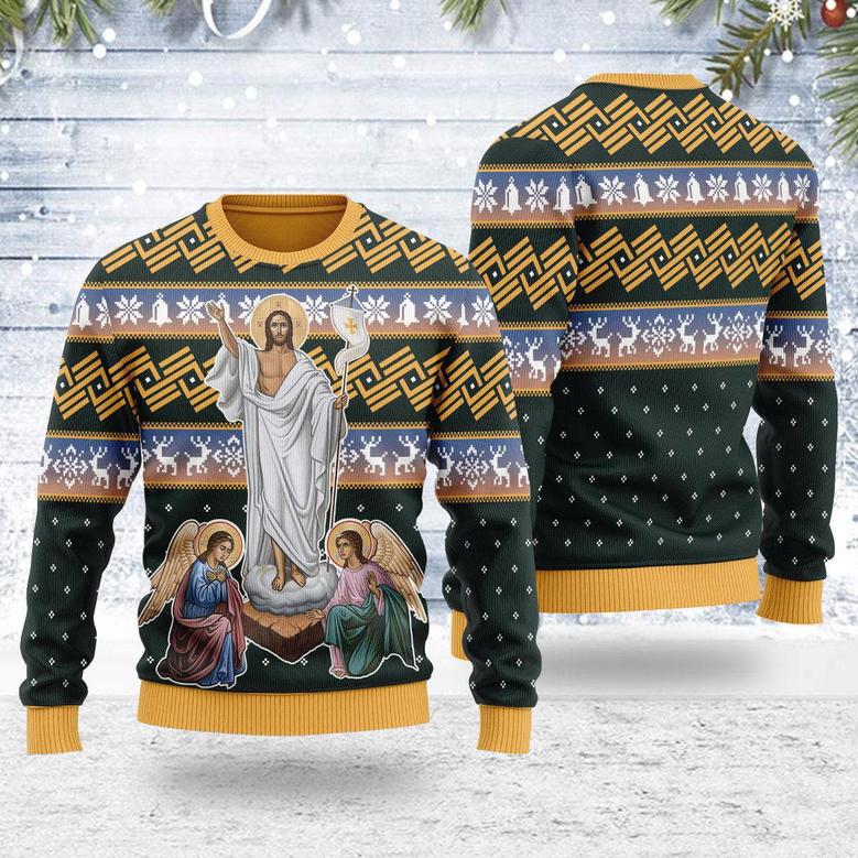 Christ Victorious Resurrection Christmas Sweater