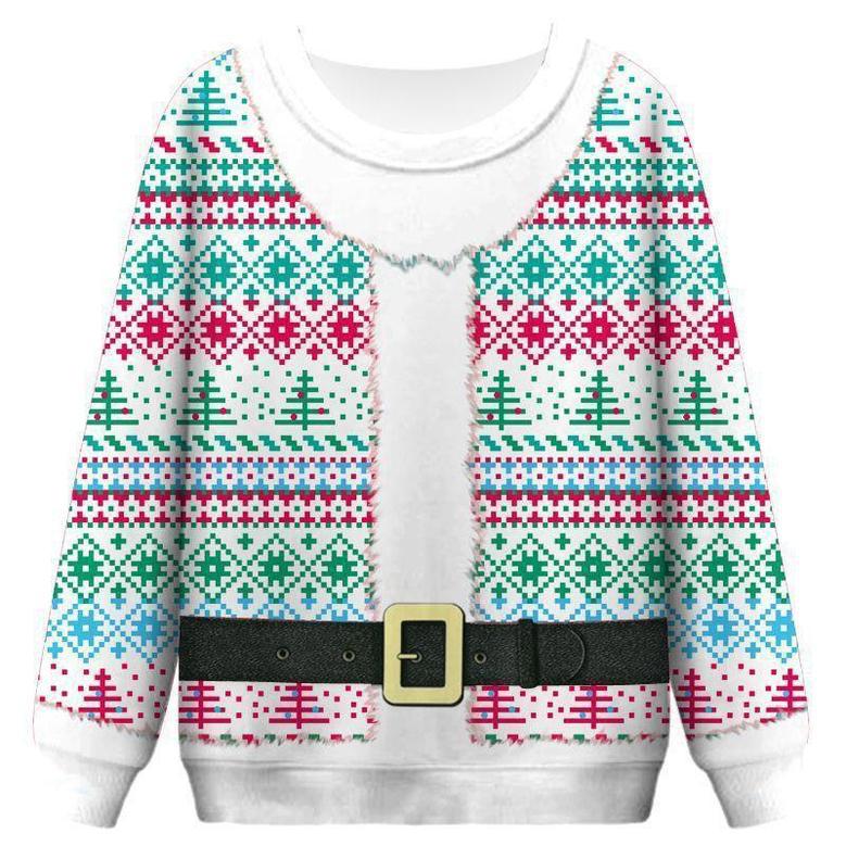 Christmas Faux Suit Ugly Christmas Sweater