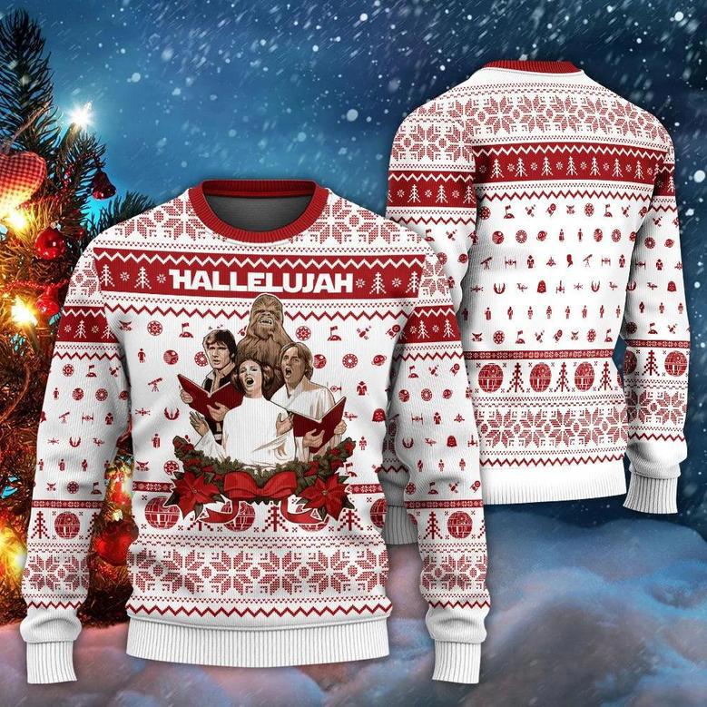 Christmas Star Wars Christmas Carolers – Sweater – Ugly Christmas Sweaters