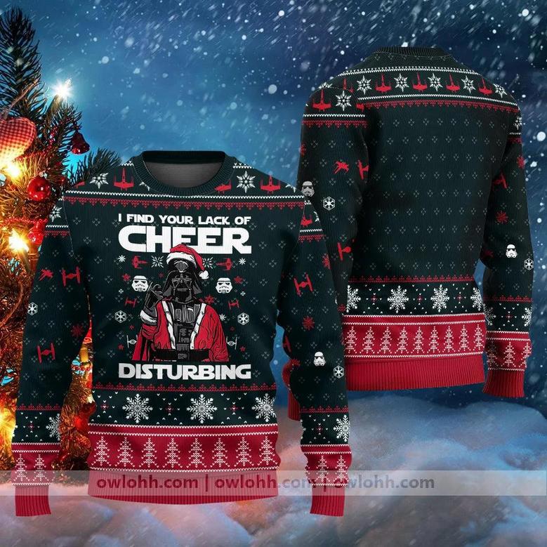 Christmas Star Wars Darth Vader I Find Your Lack Cheer Disturbing – Sweater