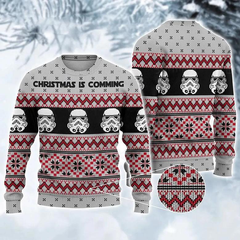 Christmas Star Wars Storm Trooper Christmas Is Comming – Sweater – Ugly Christmas