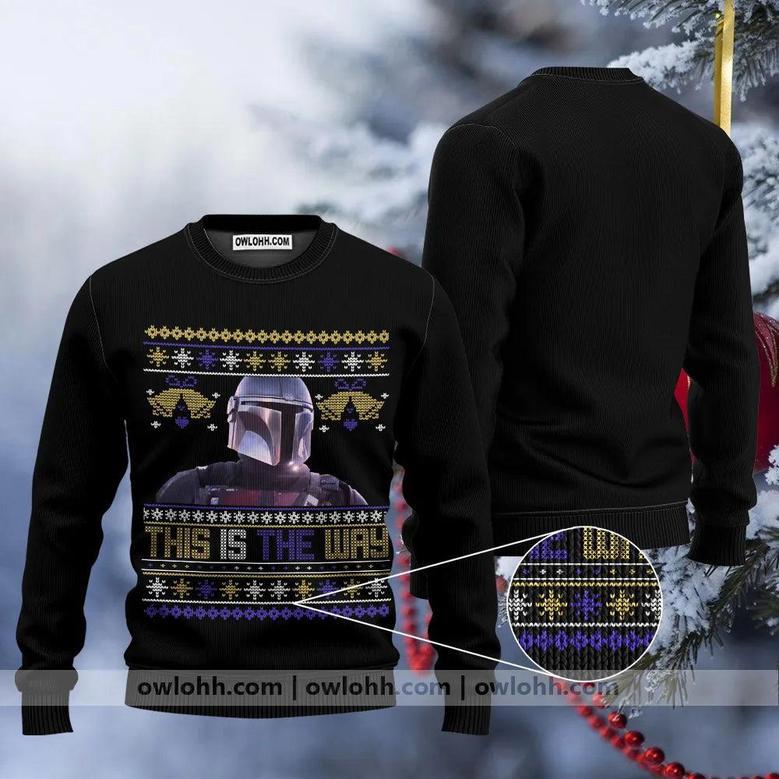 Christmas Star Wars The Way Cool Star Wars – Sweater – Ugly Christmas Sweater