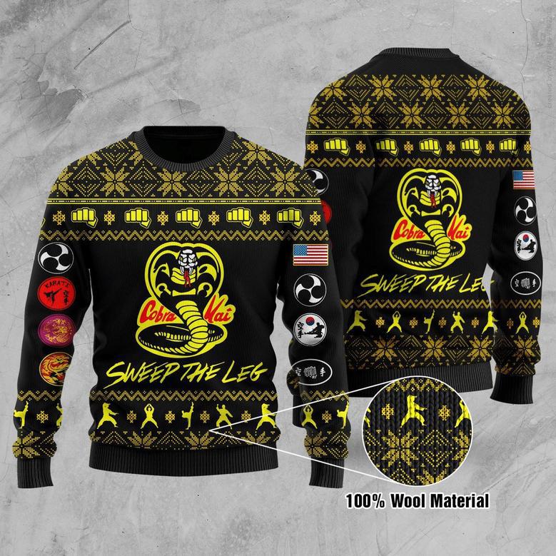 Cobra Kai Printed Ugly Christmas Sweater