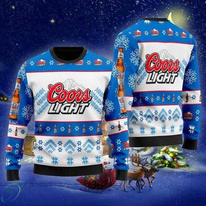 Coors Light Ugly Christmas Sweater, Jumper