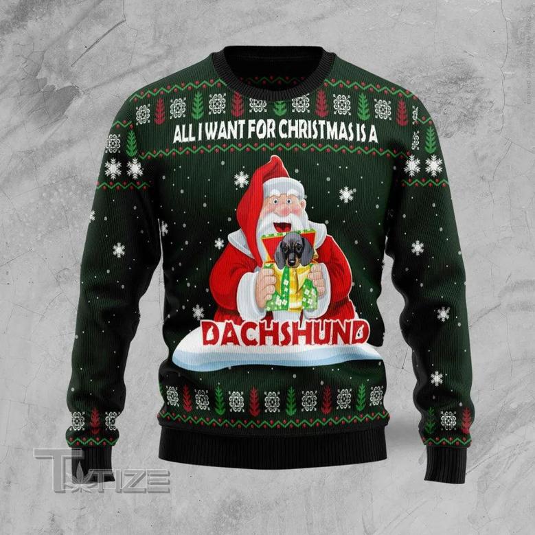 Dachshund Gift Ugly Christmas Sweater