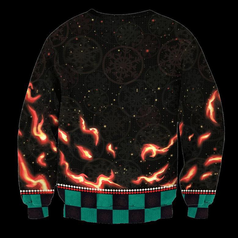 Dance Of The Fire God Ugly Christmas Sweater