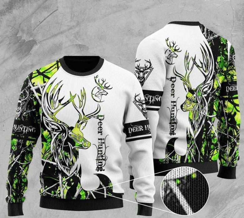 Deer Hunting Ugly Christmas Sweater