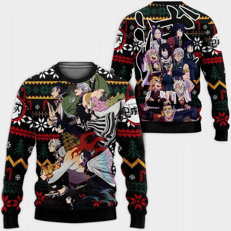 Demon Slayer Kimetsu No Yaiba Anime 46 Ugly Sweater