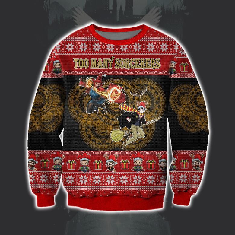 Doctor Strange And Harry Potter Ugly Christmas Sweater