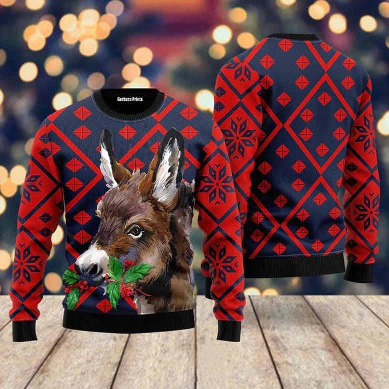 Donkey Ugly Christmas Sweater For Men & Women