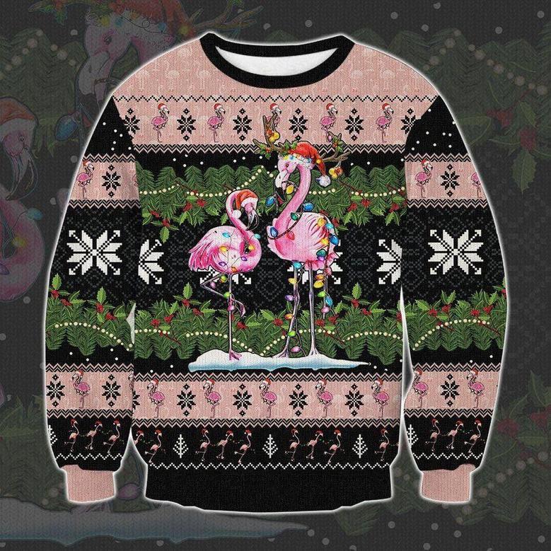 Flamingo Ugly Christmas Sweater