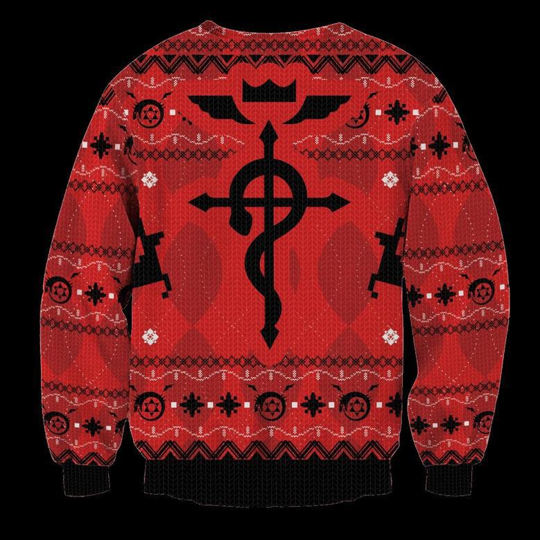 Fullmetal Alchemist Ugly Christmas Sweater