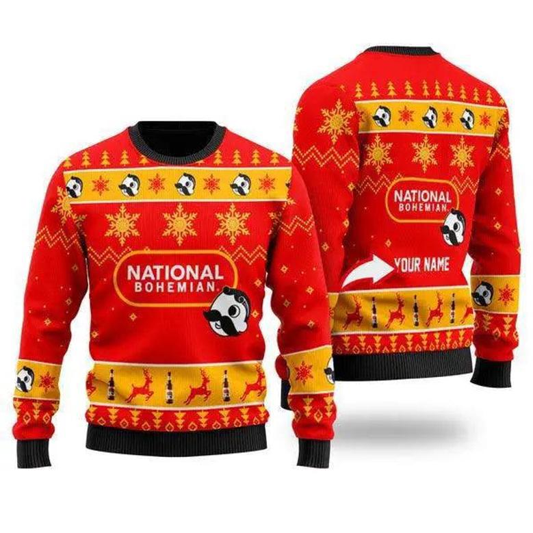 Funny National Bohemian Personalized Ugly Christmas Sweater, Jumpers