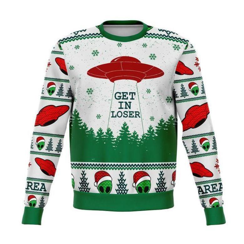 Get In Loser Ugly Christmas Sweater