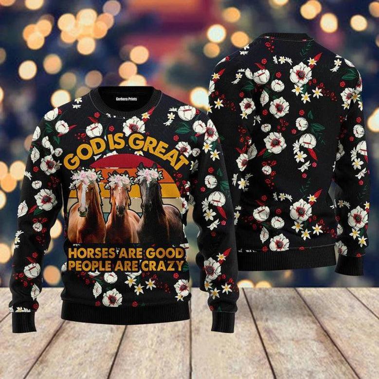 God Is Great Ugly Christmas Sweater For Men & Women