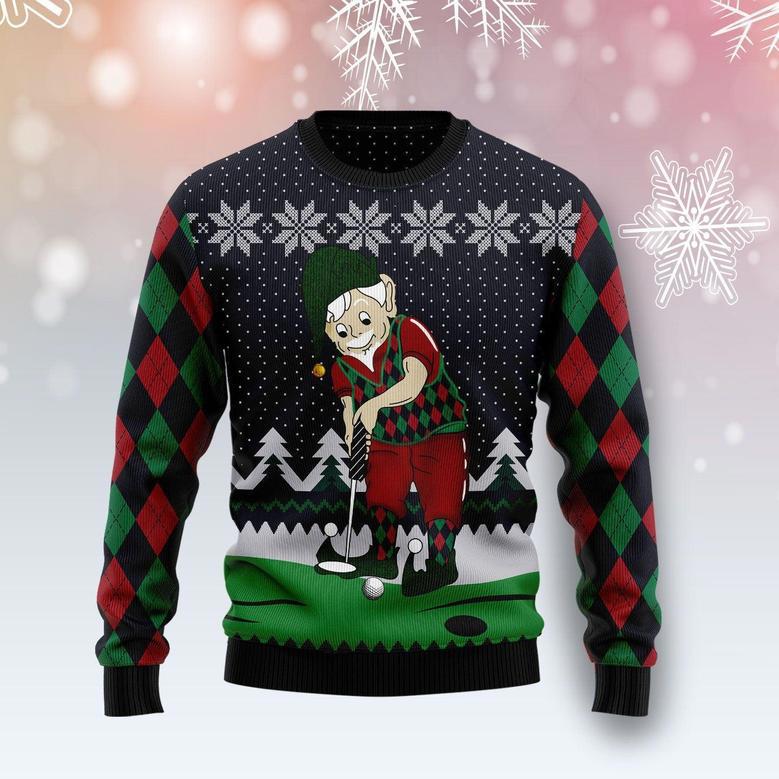 Golf Lover Ugly Christmas Sweater