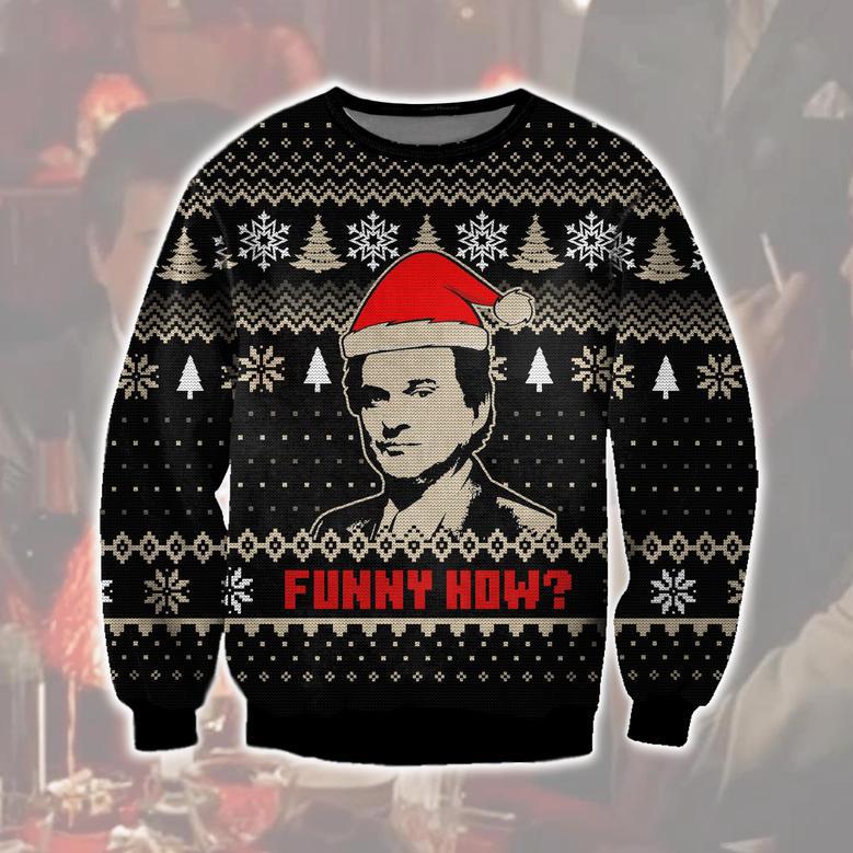 Goodfellas Funny How Print Ugly Christmas Sweater