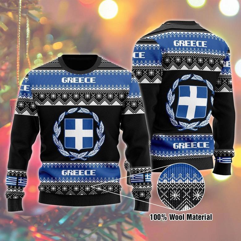 Greece Ugly Christmas Sweater